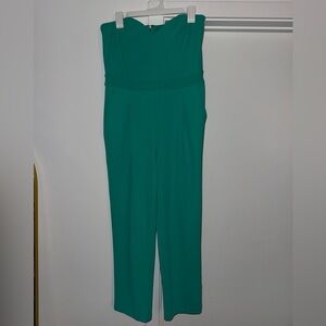 Express Teal Sleeveless Jumpsuit